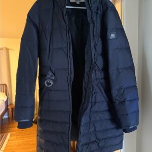 DKNY Women’s Navy Puffer Jacket